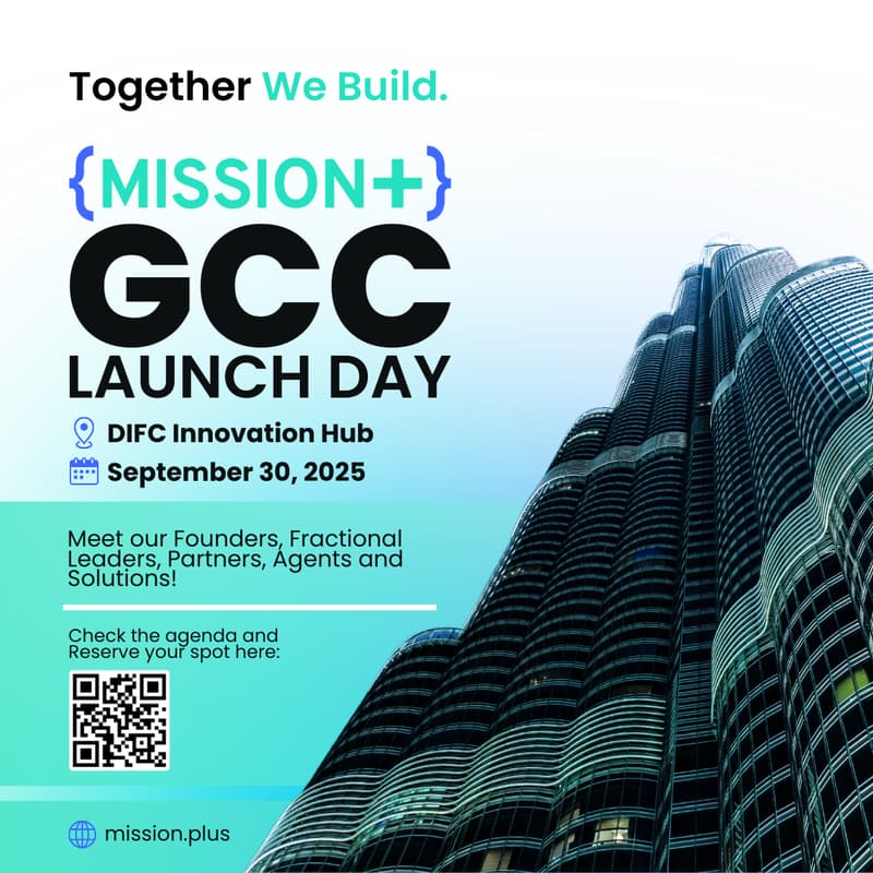 Cover Image for MISSION+ GCC Launch @ DIFC DUBAI