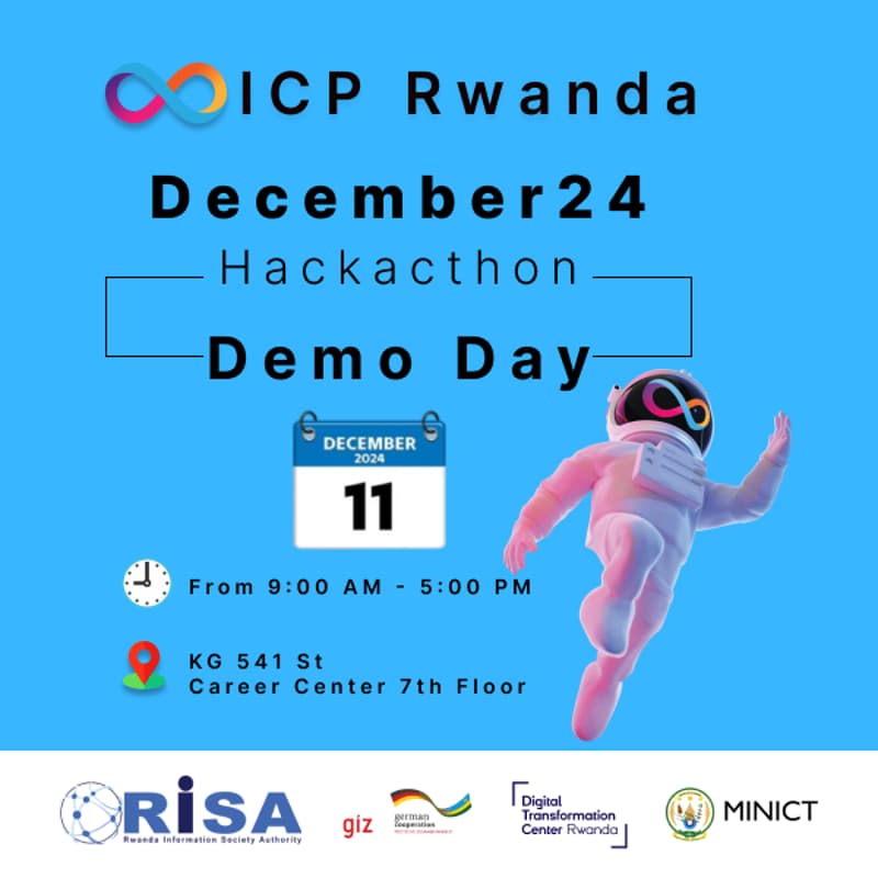 Cover Image for December24 ICP Rwanda Hackathon (Demo Day)
