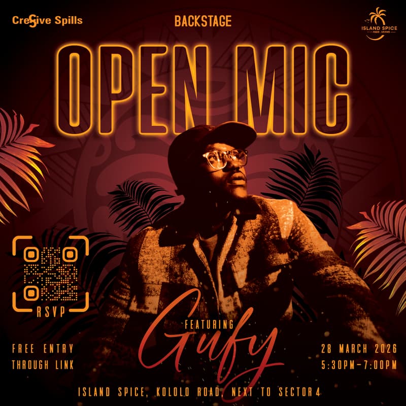 Cover Image for BACKSTAGE: Open mic
