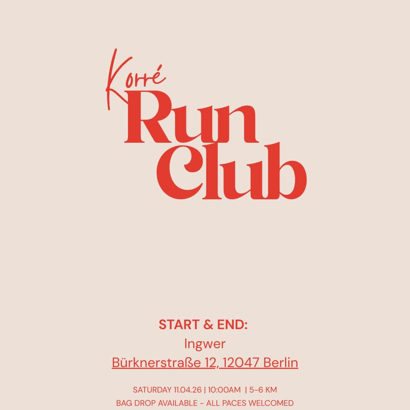 Cover Image for KORRÉ RunClub x Ingwer (Women Only)