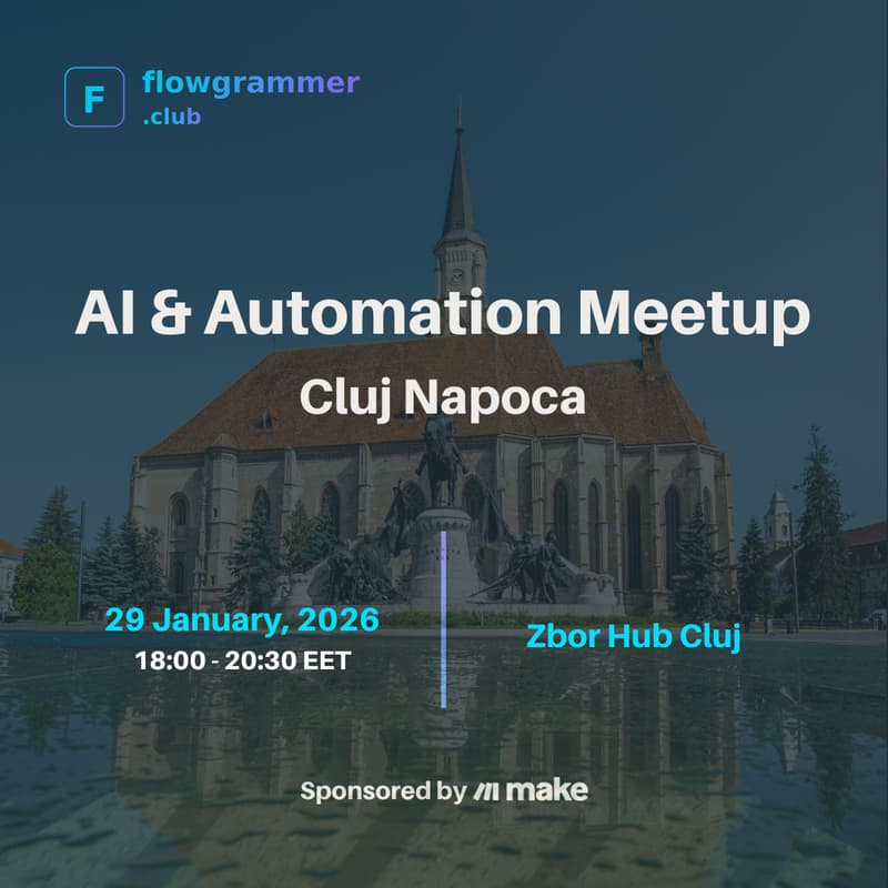 Cover Image for Make.com Community Meetup - Cluj-Napoca