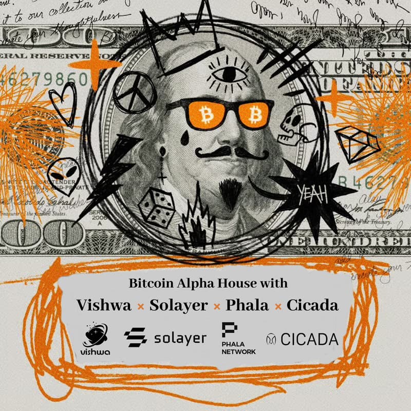 Cover Image for Bitcoin Alpha House with Vishwa x Solayer x Phala x Cicada