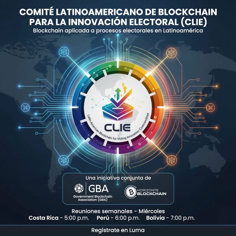 Cover Image for Comité Latinoamericano de Blockchain para la Innovación Electoral (CLIE)