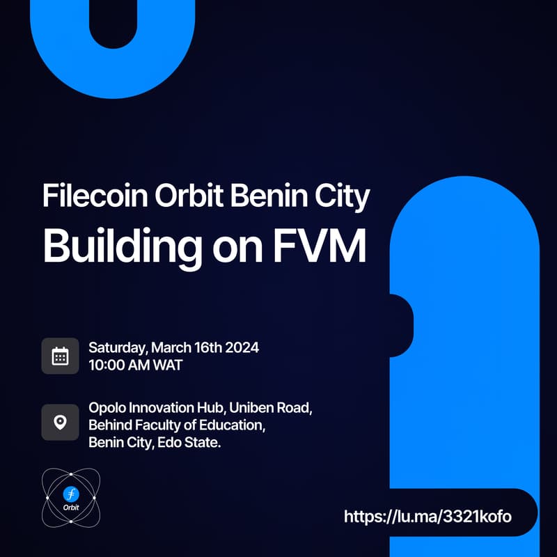 Cover Image for Filecoin Orbit Benin City: Building on FVM