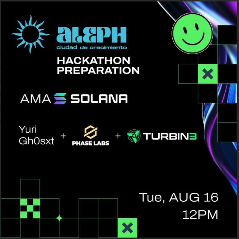 Cover Image for Aleph Hackathon Preparation - AMA Solana