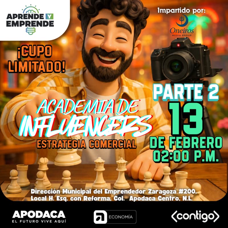 Cover Image for ✨ ACADEMIA DE INFLUENCERS | ESTRATEGIA COMERCIAL- PARTE 2 (PRESENCIAL)