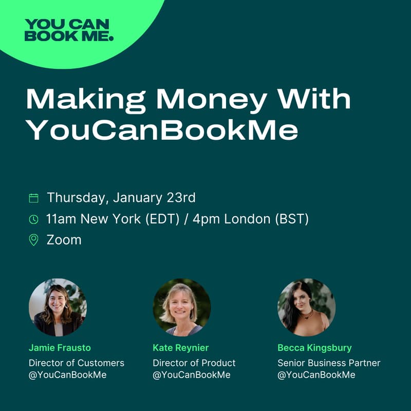 Cover Image for Making Money With YouCanBookMe