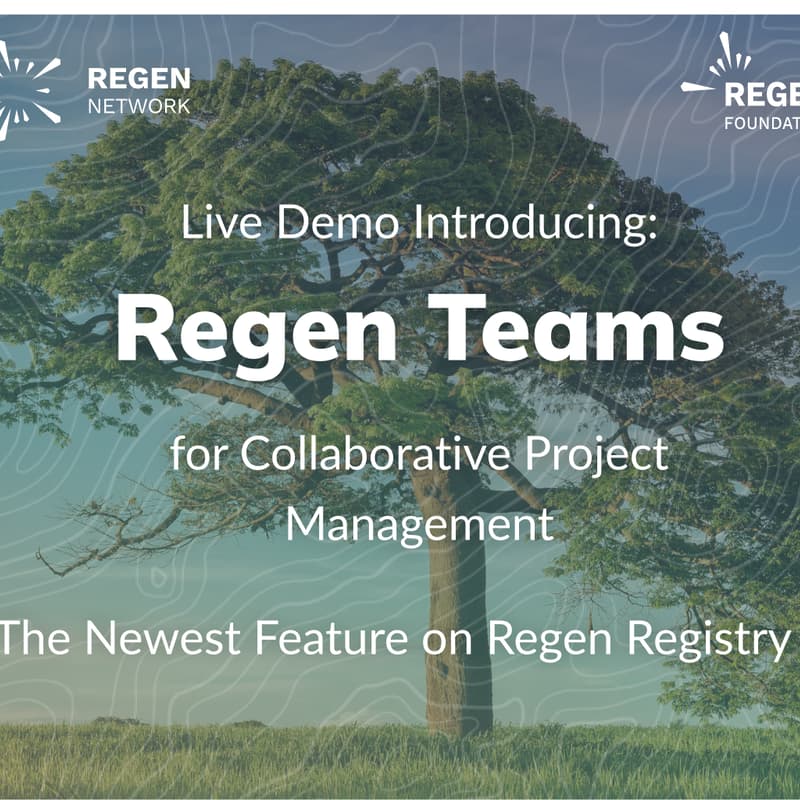 Cover Image for Introducing Regen Teams!