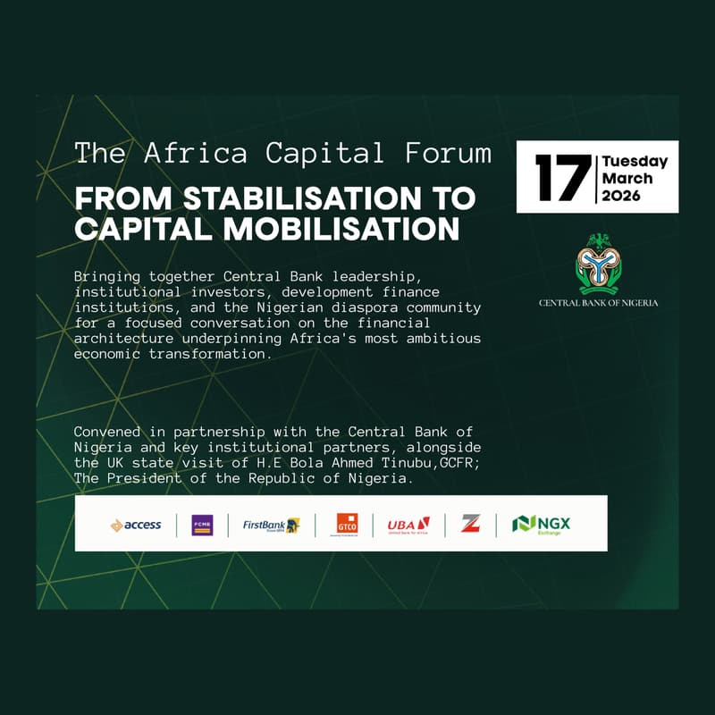 Cover Image for The Africa Capital Forum | FROM STABILISATION TO CAPITAL MOBILISATION