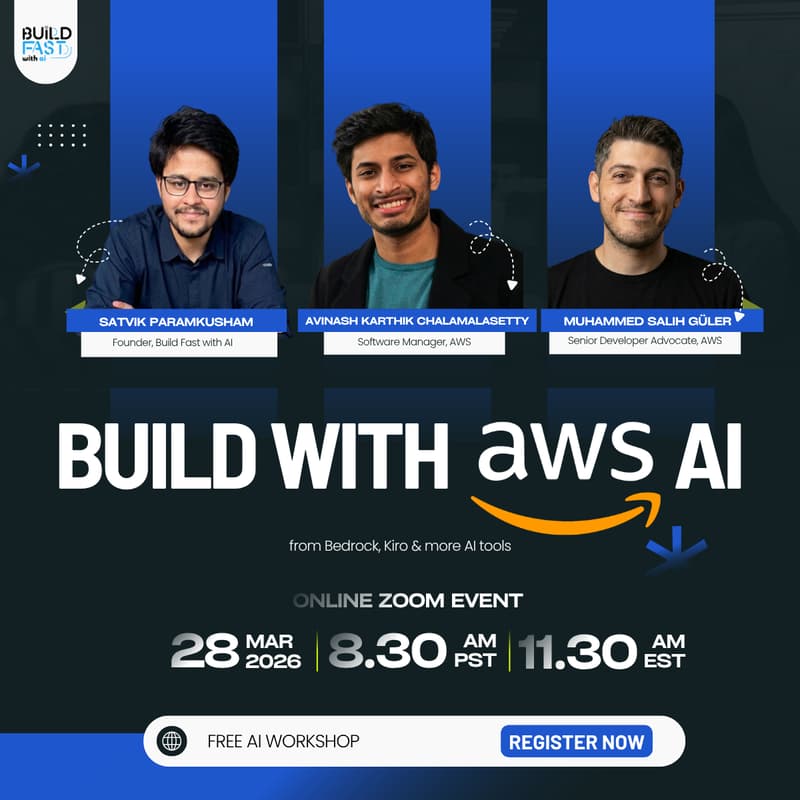 Cover Image for Build with AWS: Bedrock, Kiro & the Latest in AI