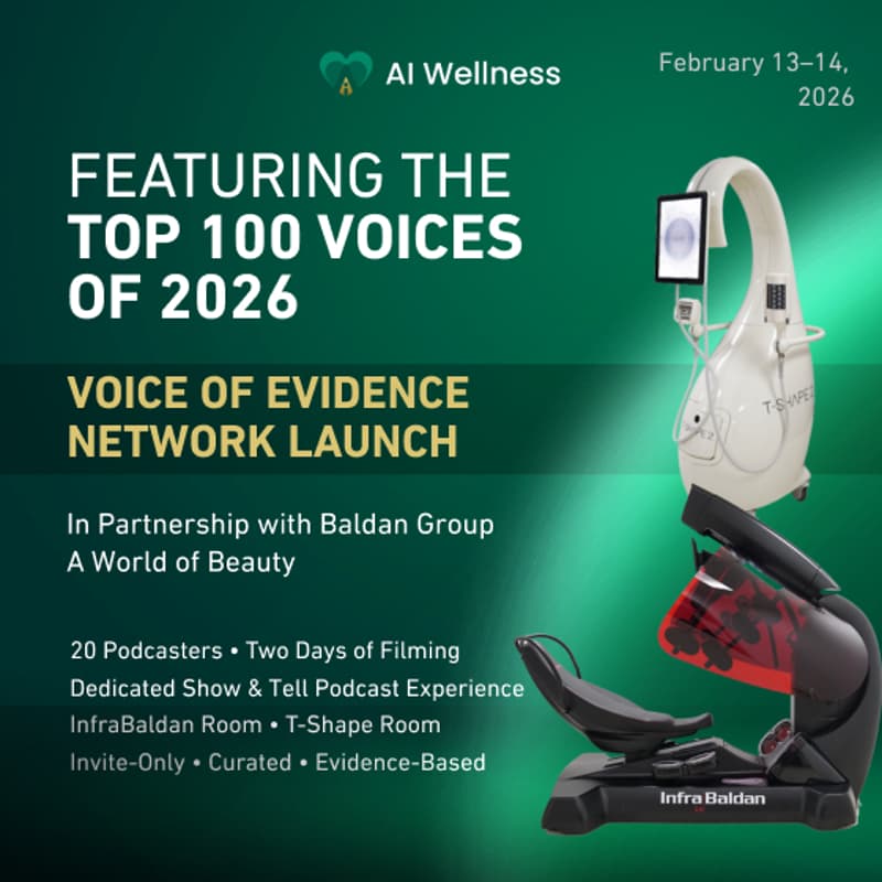 Cover Image for Voice of Evidence Network Launch Featuring Top 100 Voices of 2026 in Partnership with BALDAN - A World Of BEAUTY