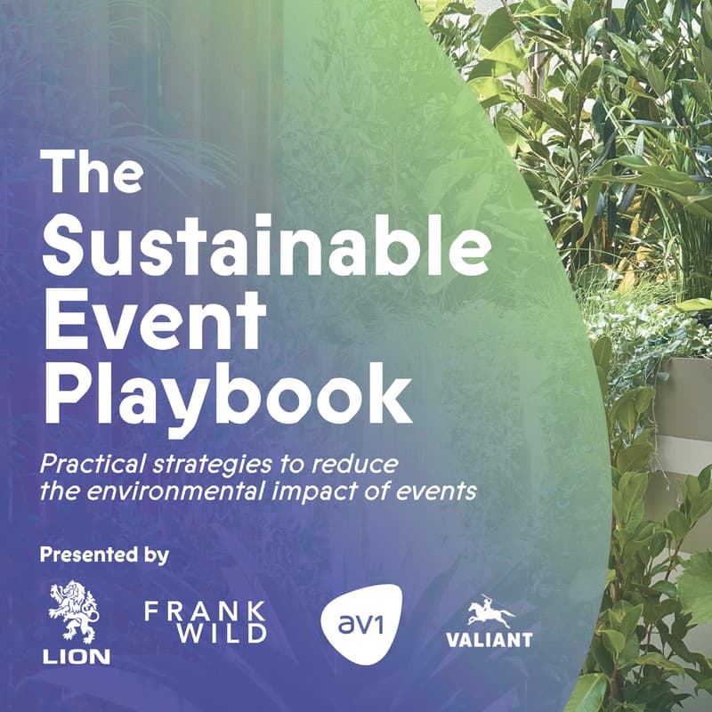 Cover Image for The Sustainable Event Playbook
