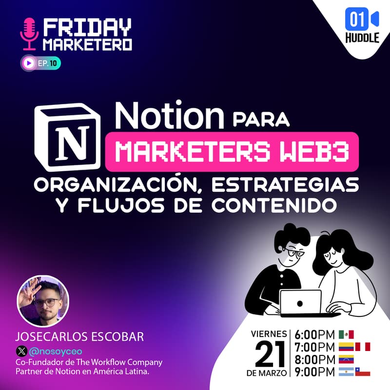 Cover Image for Notion para marketers Web3: Organización, estrategias y flujos de contenido