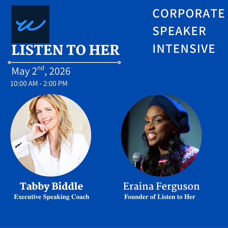 Cover Image for From Overlooked to Booked: How Corporate Women Get on Stage (and Get Ahead)