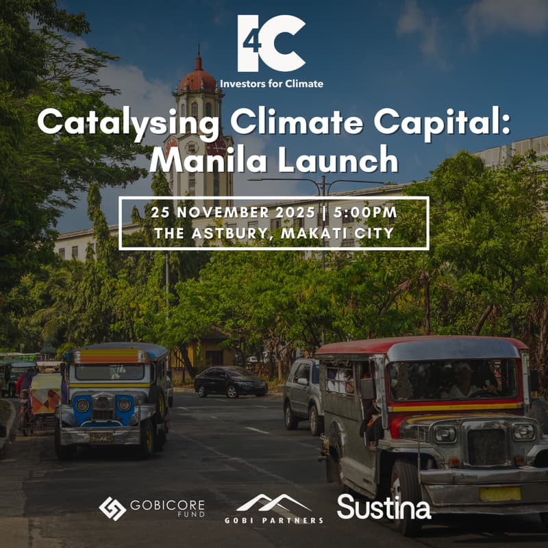 Cover Image for I4C Manila Launch: Catalysing Climate Capital