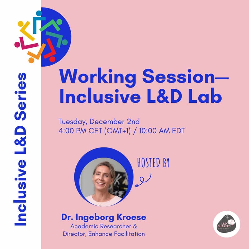 Cover Image for Working Session— Inclusive L&D Lab