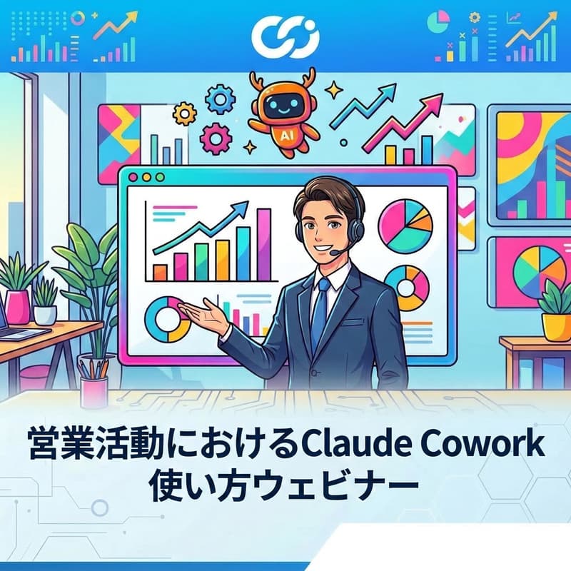 Cover Image for 営業活動におけるClaude Cowork 使い方ウェビナー