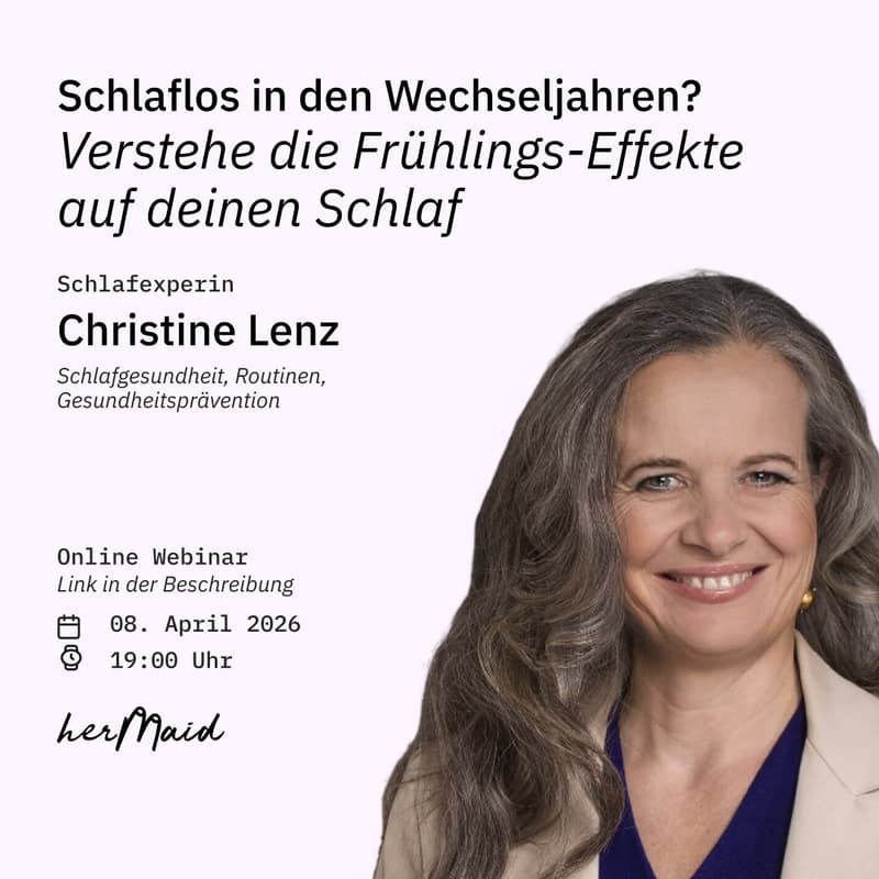 Cover Image for Schlaflos in den Wechseljahren? Verstehe die Frühlings-Effekte auf deinen Schlaf