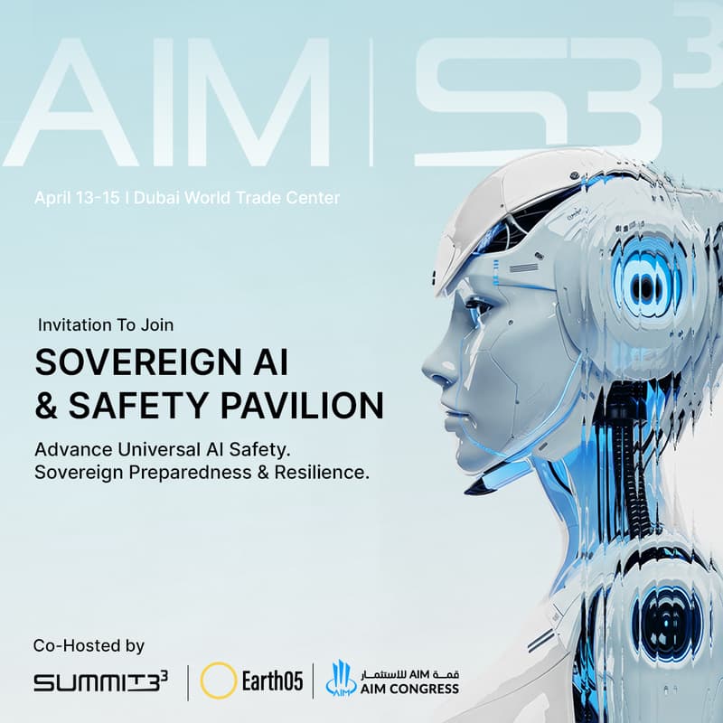 Cover Image for AIM S333 Sovereign AI & Safety Pavilion | 7 - 9 September 2026 Dubai (Invite-Only)
