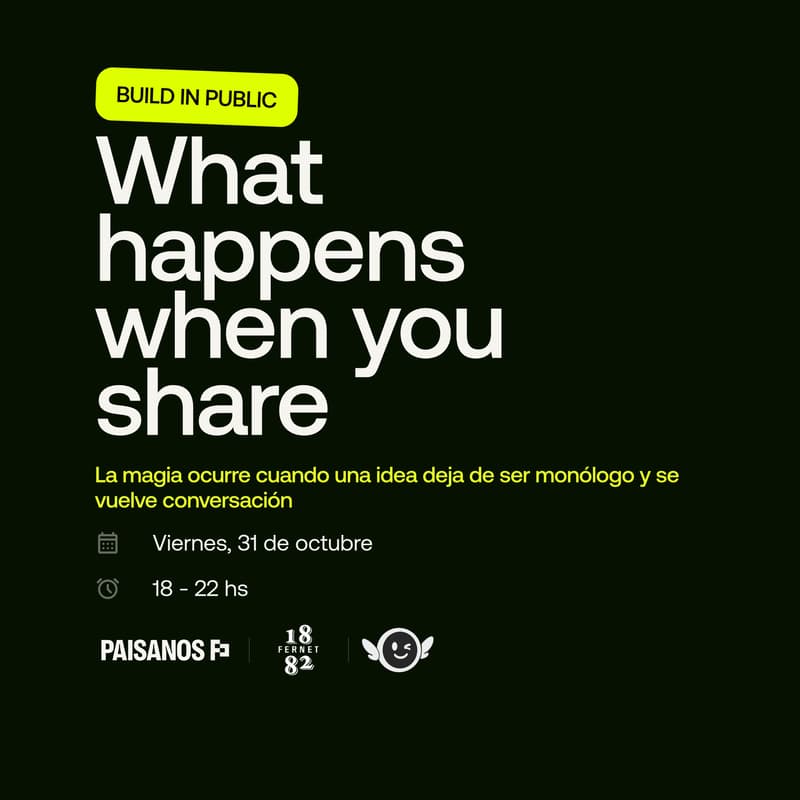 Cover Image for Build in public | What happens when you share
