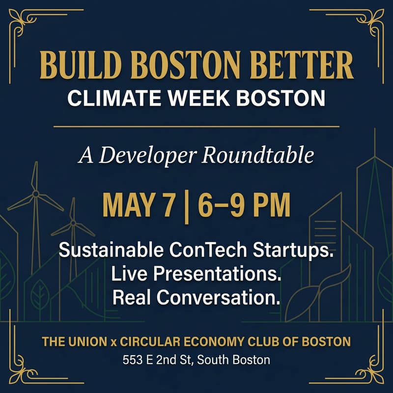 Cover Image for Climate Week Boston: A Developer Roundtable