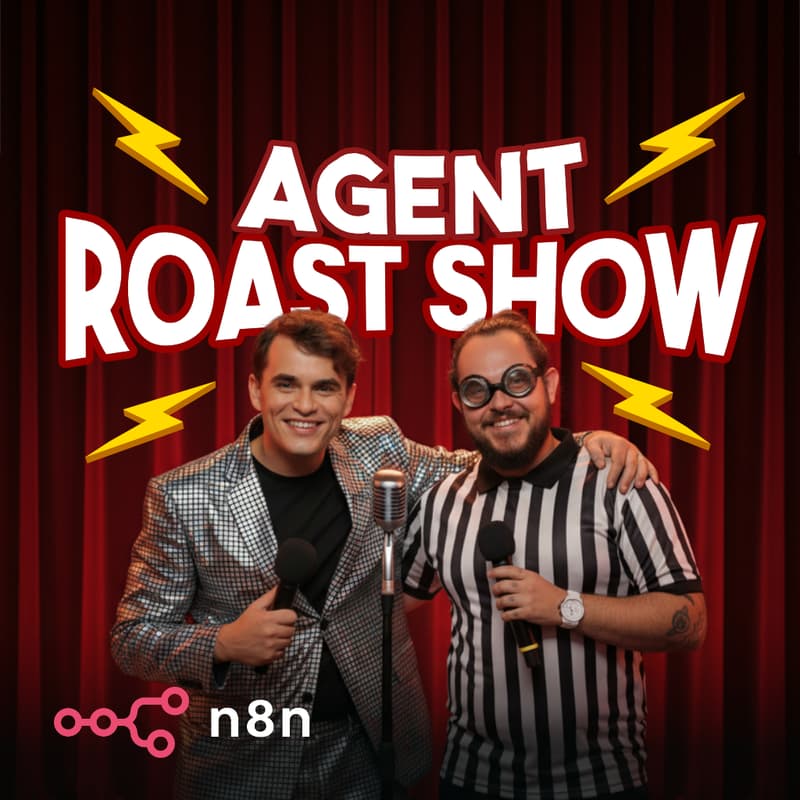 Cover Image for Agent Roast Show: Your n8n Agents roasted Live on Stage