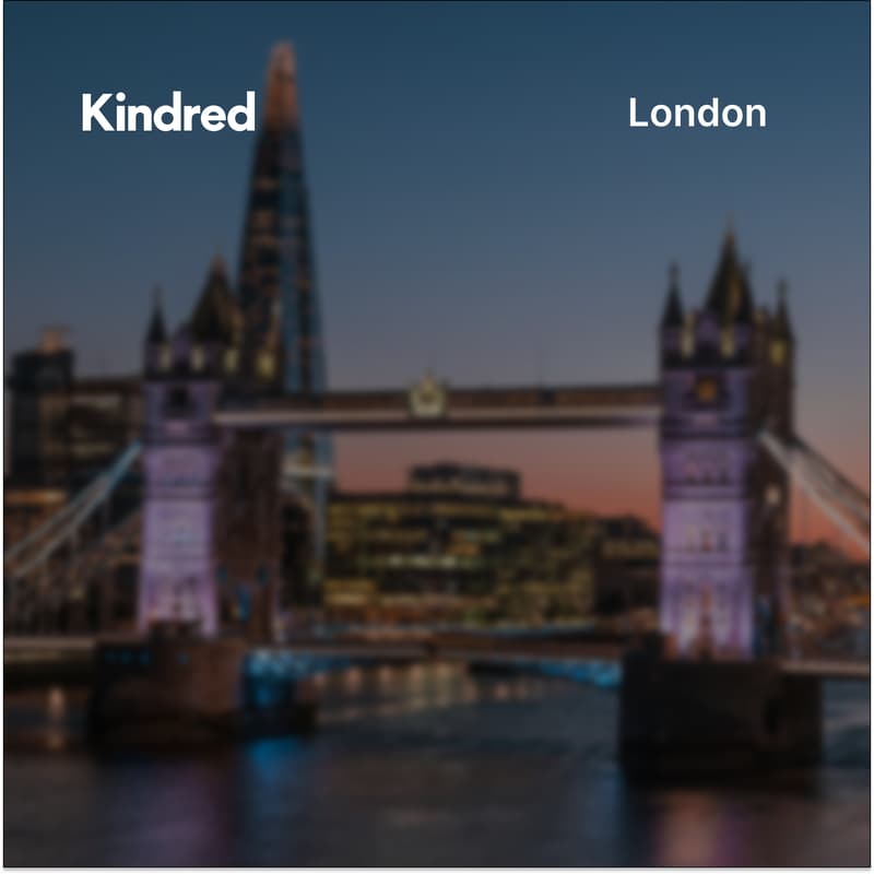 Cover Image for Kindred London: Virtual Gathering for New Members