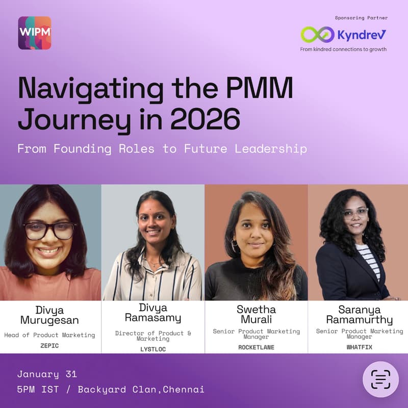 Cover Image for WIPM Chennai Meetup | Coffee, Commune, Conversations