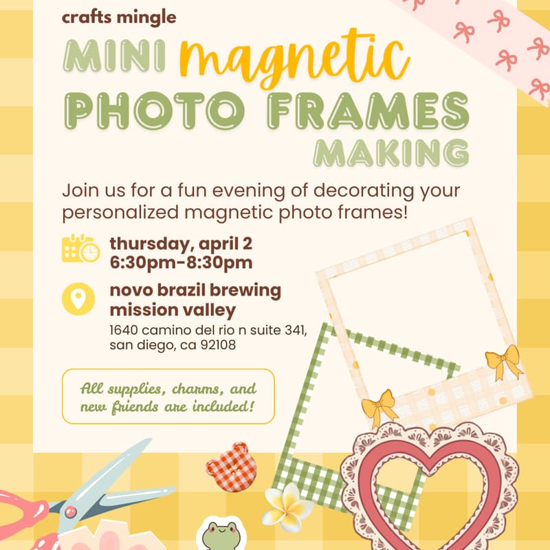 Cover Image for Mini Magnetic Photo Frames Making