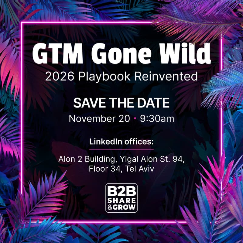 Cover Image for GTM Gone Wild - 2026 Playbook Reinvented