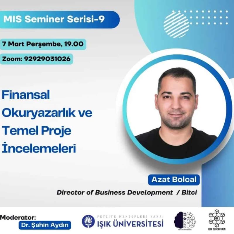 Azat Bolcal ile Finansal Okuryazarlık için kapak görseli