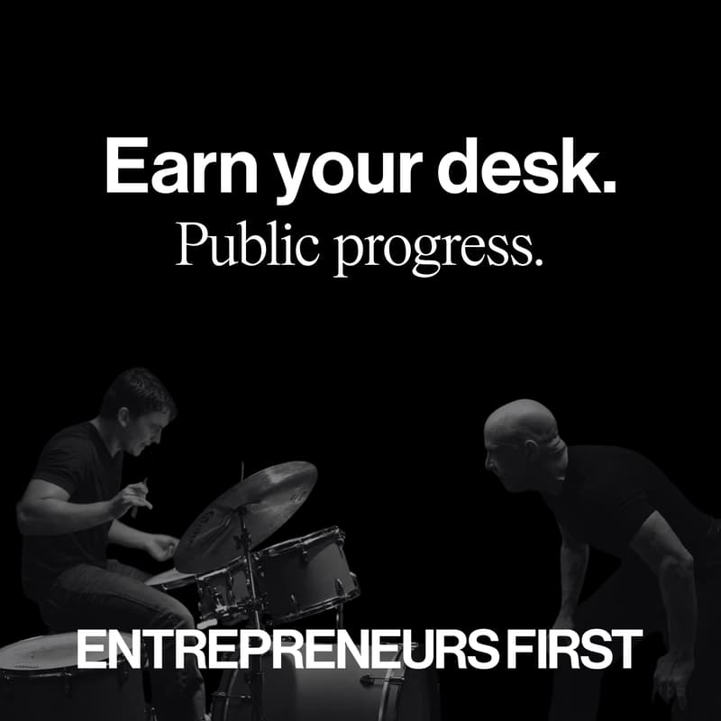 Cover Image for Earn your desk.