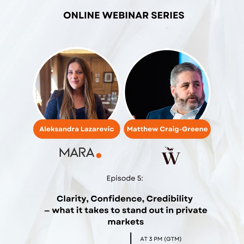 Cover Image for Clarity, Confidence, Credibility — what it takes to stand out in private markets