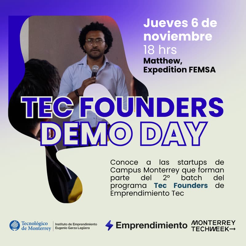 Cover Image for 🚀 Demo Day | Tec Founders: Emprendimiento Tec
