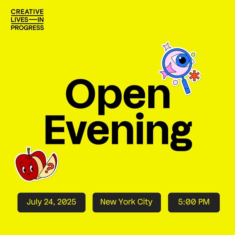 Cover Image for Creative Lives in Progress US - Open Evening