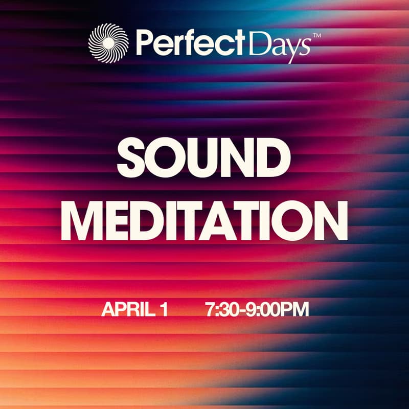 Cover Image for Perfect Days: Sound Meditation