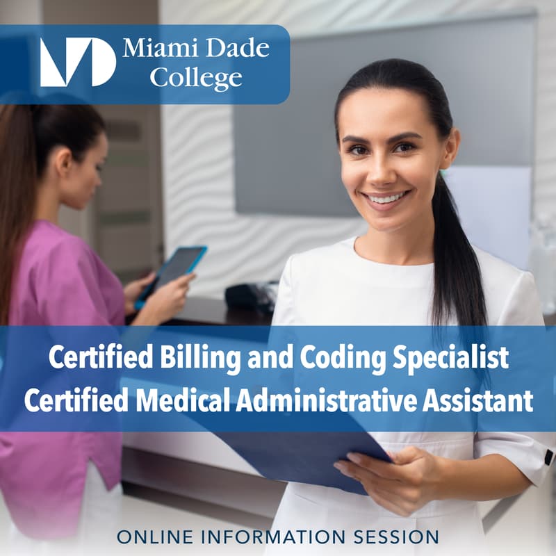 Cover Image for Info Session: Certified Billing & Coding Specialist and Certified Medical Administrative Assistant