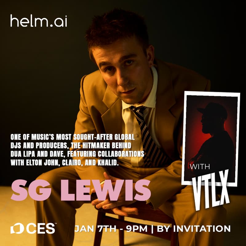 Cover Image for Helm.ai Secret CES Party with SG Lewis & VTLX