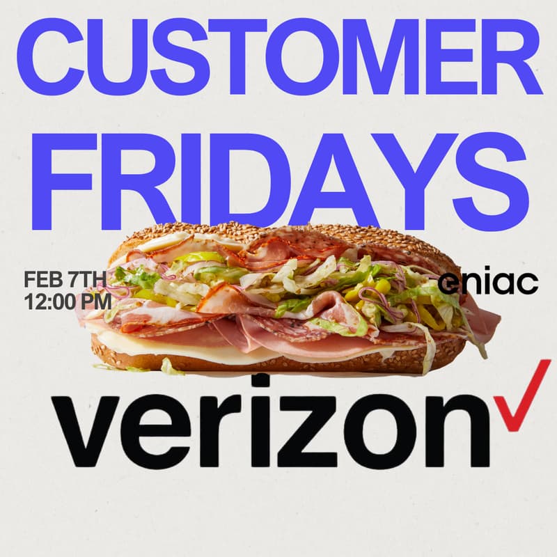 Cover Image for Customer Fridays: Eniac x Verizon