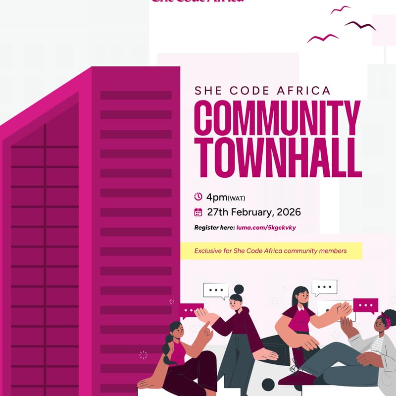 Cover Image for She Code Africa Community Townhall 2026
