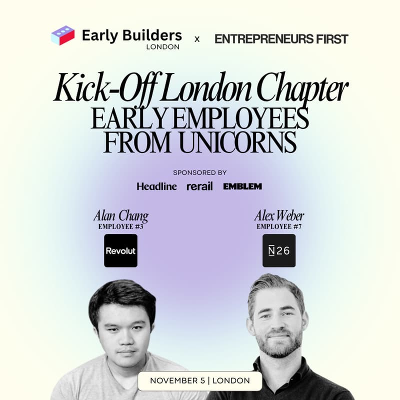 Cover Image for Early Employees From Unicorns: London Edition
