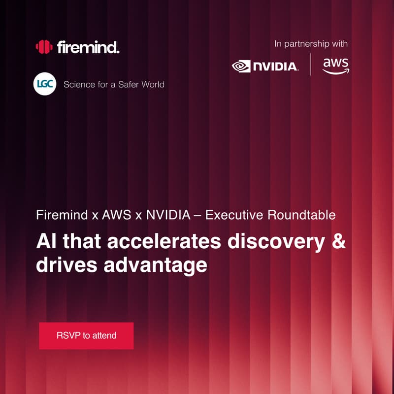 Cover Image for Firemind x AWS x NVIDIA - HCLS Executive Roundtable: AI that accelerates discovery & drives advantage