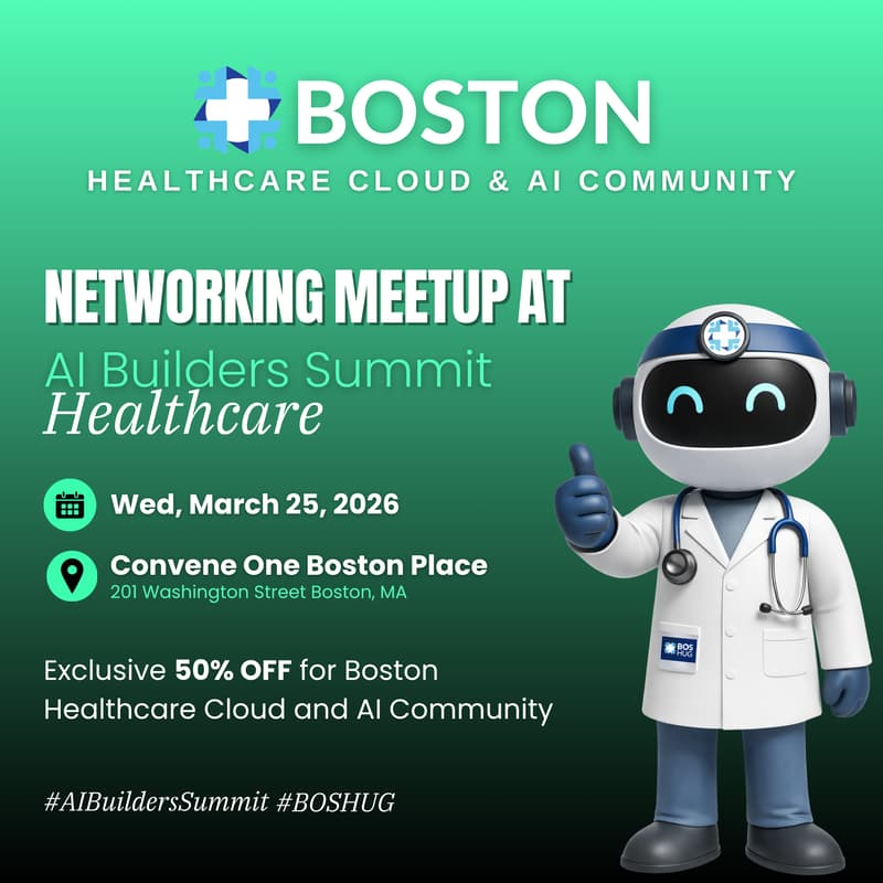 Cover Image for BOSHUG Special Networking Meetup at AI Builders Summit: Healthcare