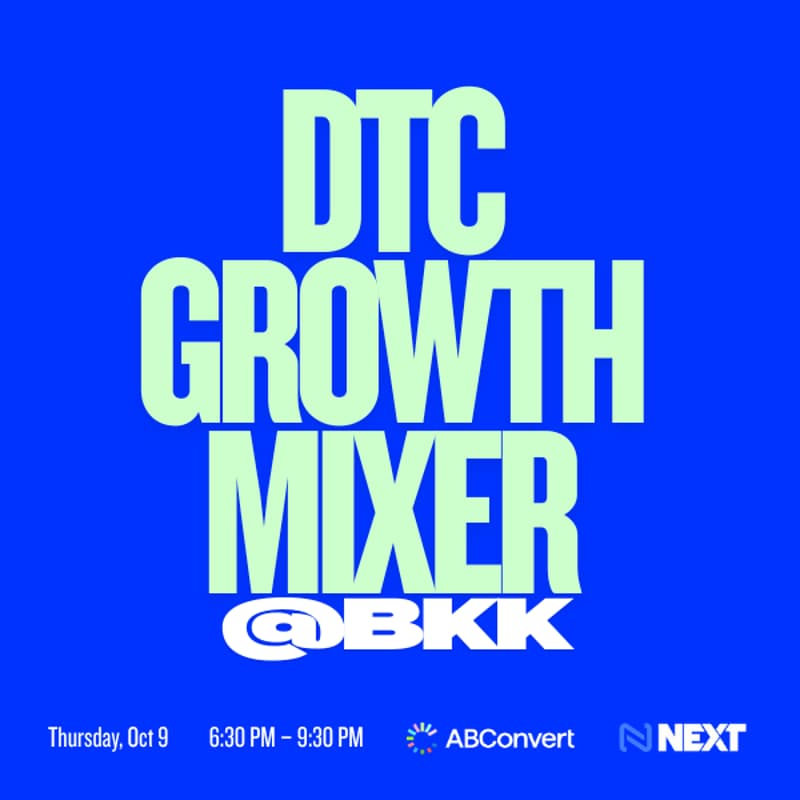 Cover Image for DTC Growth Mixer BKK: Network, Sip & Scale