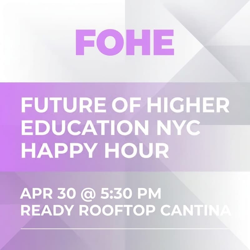 Cover Image for FOHE NYC: New Models of Education