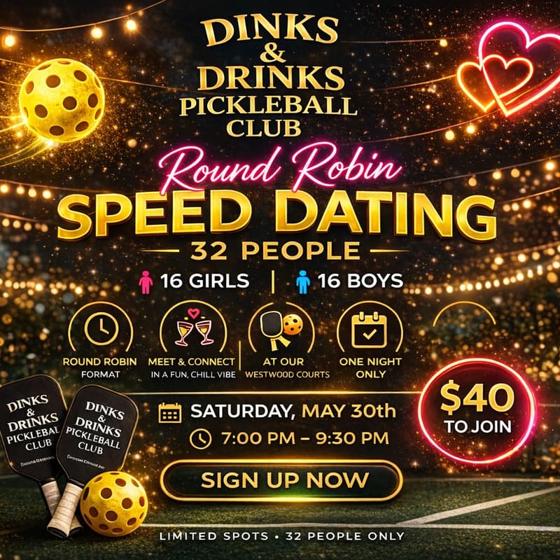 Cover Image for SPEED DATING PICKLEBALL