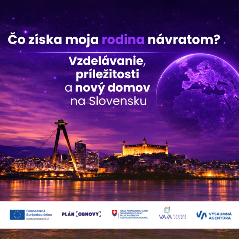 Cover Image for 3. Webinár: Čo získa moja rodina návratom? Vzdelávanie, príležitosti a nový domov na Slovensku