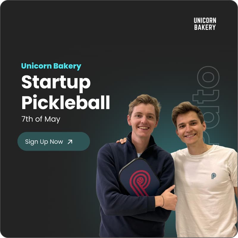 Cover Image for Startup Pickleball by Unicorn Bakery x PATO