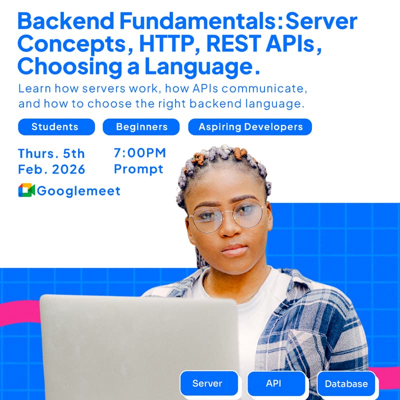 Backend Development Fundamentals: Server Concepts, HTTP, REST APIs ...