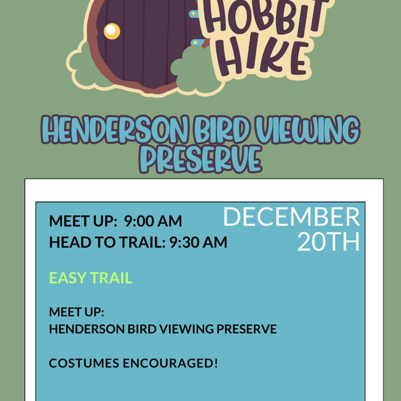 Cover Image for Hobbit Hike: Henderson Bird Viewing Preserve